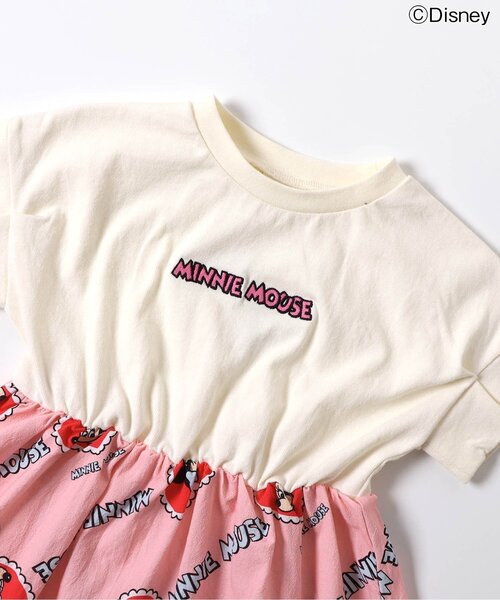 Disney(ディズニー)の「ディズニーキャラクター ミニー / ドッキングワンピース(ワンピース・キッズ・ブルー/ピンク・90/100/110/120/80)」の13枚目の写真