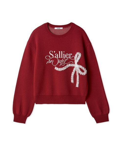 SNIDEL(スナイデル)の「リボンモチーフジャガードニットプルオーバー(ニット/セーター・レディース・レッド/グレー/ネイビー・F)」の16枚目の写真