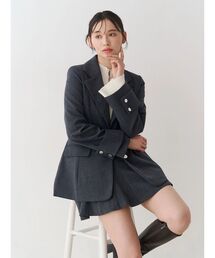 MERCURYDUO | 【セットアップ着用可】フィットアンドフレアジャケット(テーラードジャケット)
