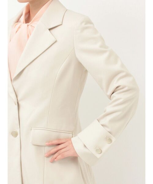 MERCURYDUO（マーキュリーデュオ）の「【セットアップ着用可】フィットアンドフレアジャケット（テーラードジャケット・レディース・チャコールグレー/アイボリー・MEDIUM/SMALL）」の17枚目の写真