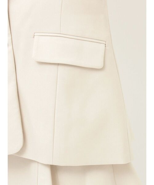 MERCURYDUO（マーキュリーデュオ）の「【セットアップ着用可】フィットアンドフレアジャケット（テーラードジャケット・レディース・チャコールグレー/アイボリー・MEDIUM/SMALL）」の20枚目の写真