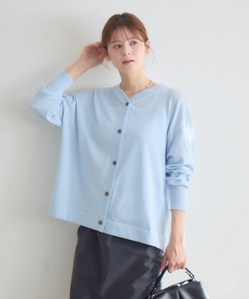 KATHARINE ROSS（キャサリンロス）の「【KATHARINE ROSS】BE2wayトップス（ニット/セーター・レディース・ネイビー/ライトグレー/ピンク/グリーン/ライトブルー・FREE）」の10枚目の写真