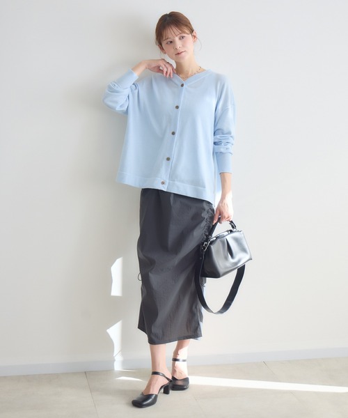 KATHARINE ROSS（キャサリンロス）の「【KATHARINE ROSS】BE2wayトップス（ニット/セーター・レディース・ネイビー/ライトグレー/ピンク/グリーン/ライトブルー・FREE）」の8枚目の写真