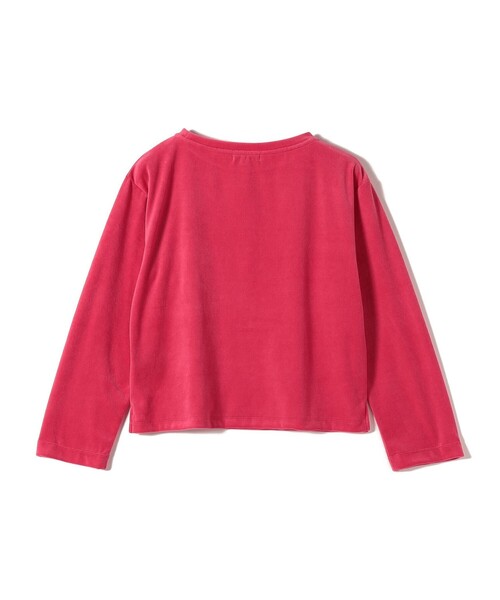 SHIPS（シップス）の「〈手洗い可能〉コットン ベロア ボートネック ロング スリーブ プルオーバー（Tシャツ/カットソー・レディース・ネイビー/ライトグレー/ピンク・ONE SIZE）」の15枚目の写真