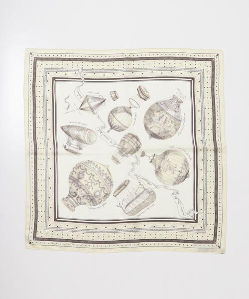 URBAN RESEARCH ROSSO WOMEN（アーバンリサーチ　ロッソ）の「manipuri　65バルーンバンダナ（バンダナ/スカーフ・レディース・アイボリー/ブルー・-）」の7枚目の写真