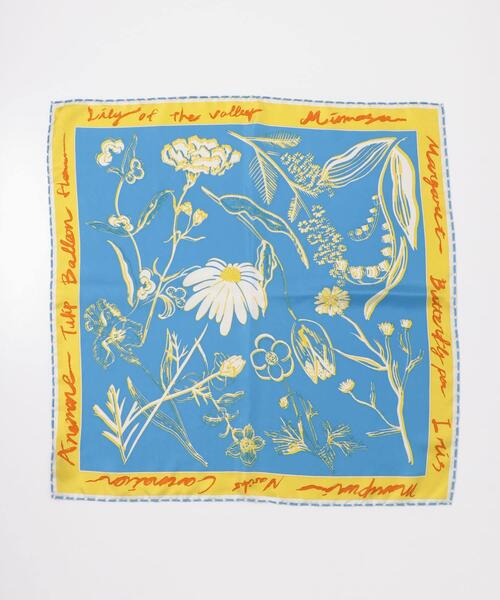 URBAN RESEARCH ROSSO WOMEN（アーバンリサーチ　ロッソ）の「manipuri　65バルーンバンダナ（バンダナ/スカーフ・レディース・アイボリー/ブルー・-）」の12枚目の写真