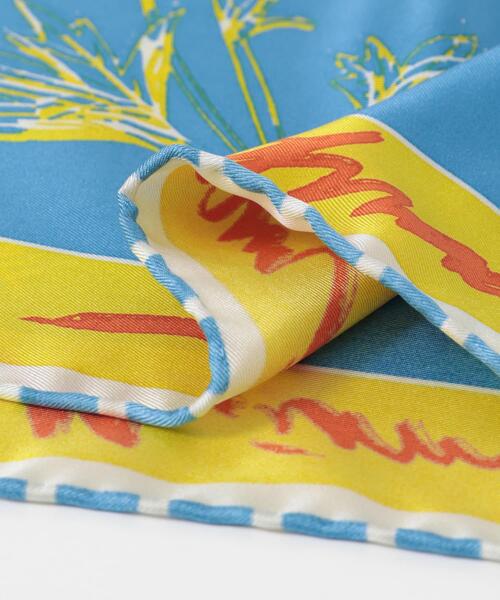 URBAN RESEARCH ROSSO WOMEN（アーバンリサーチ　ロッソ）の「manipuri　65バルーンバンダナ（バンダナ/スカーフ・レディース・アイボリー/ブルー・-）」の14枚目の写真