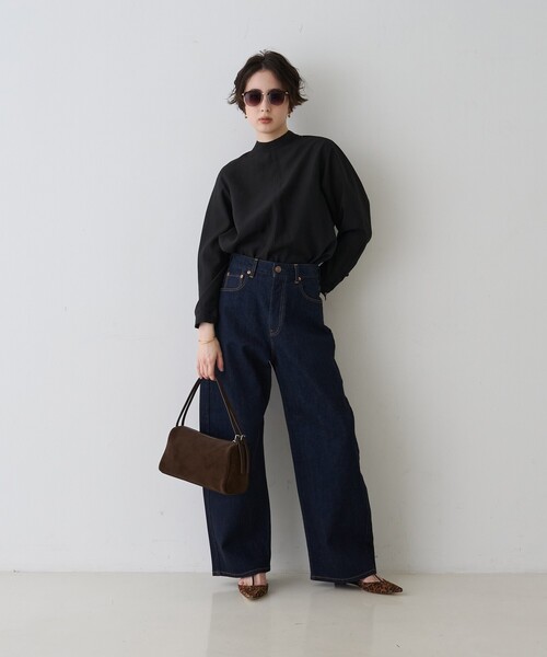 Rouge vif Anna（ルージュヴィフアンナ）の「シアースタンドタイブラウス（シャツ/ブラウス・レディース・グレイッシュベージュ/ホワイト/ブラック・フリー）」の22枚目の写真