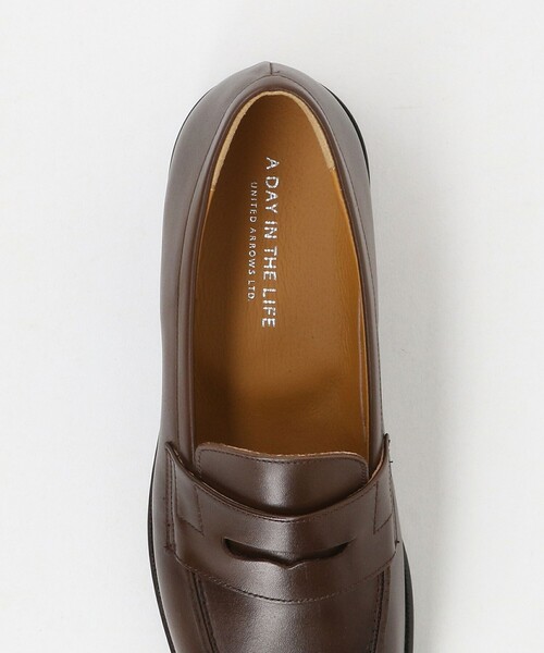 A DAY IN THE LIFE UNITED ARROWS（アデイインザライフユナイテッドアローズ）の「スムース レザー ローファー-撥水-＜A DAY IN THE LIFE＞（その他シューズ・メンズ・ブラック/ブラウン系・7h/8h/9/8）」の8枚目の写真