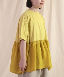 Brocante | [Brocante / ブロカント] 30/1ベーシック天竺×リヨセルポプリンエスカリエールTシャツ(Tシャツ/カットソー)
