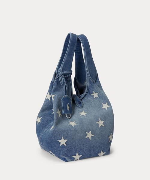 POLO RALPH LAUREN(ポロ ラルフ ローレン)の「Polo Play スター デニム トート(トートバッグ・レディース・ブルー・ONE)」の12枚目の写真