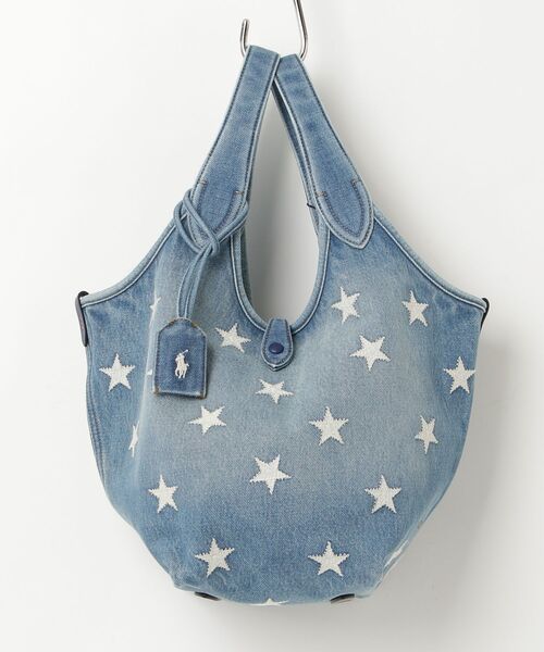 POLO RALPH LAUREN(ポロ ラルフ ローレン)の「Polo Play スター デニム トート(トートバッグ・レディース・ブルー・ONE)」の10枚目の写真