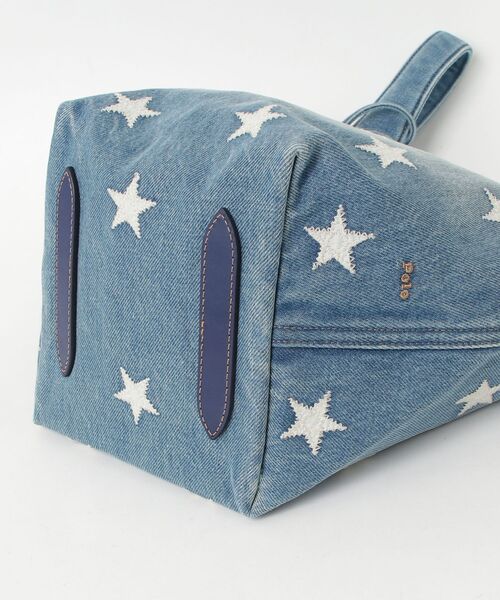 POLO RALPH LAUREN(ポロ ラルフ ローレン)の「Polo Play スター デニム トート(トートバッグ・レディース・ブルー・ONE)」の3枚目の写真