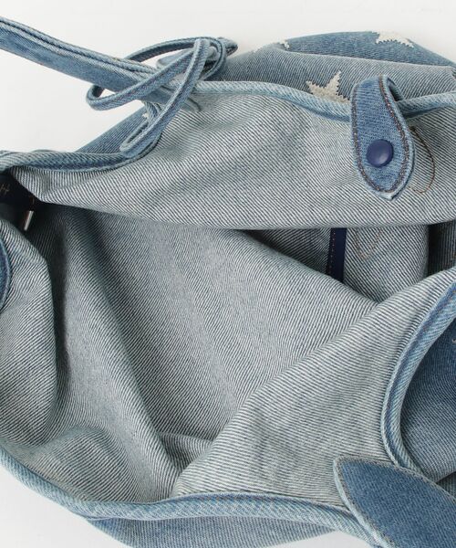 POLO RALPH LAUREN(ポロ ラルフ ローレン)の「Polo Play スター デニム トート(トートバッグ・レディース・ブルー・ONE)」の4枚目の写真