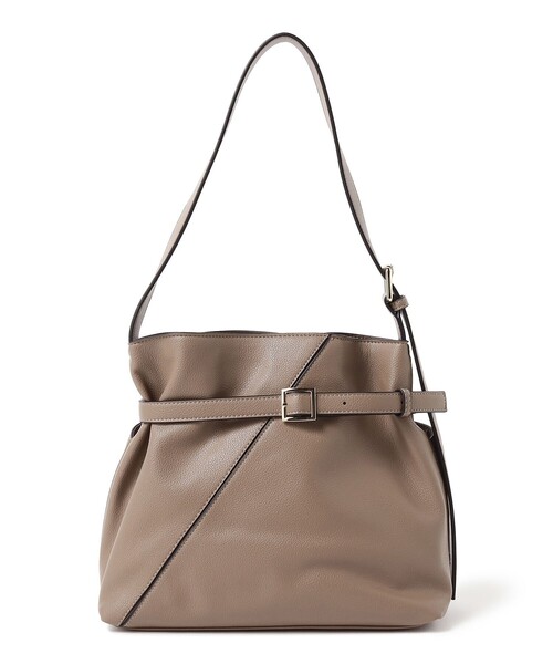 BEAMS HEART(ビームスハート)の「細ベルト トートバッグ(トートバッグ・レディース・ブラック/ブラウン系その他2・ONE SIZE)」の2枚目の写真