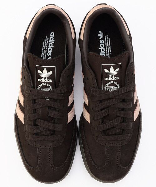 FREAK'S STORE（フリークスストア）の「限定展開 adidas/アディダス SAMBA OG W/サンバ OG ウィメンズ[23.0~25.0cmサイズ展開]（スニーカー・レディース・ブラウン・23.0cm/24.0cm/23.5cm/24.5cm/25.0cm）」の2枚目の写真