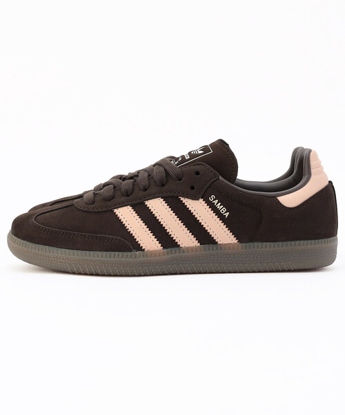 FREAK'S STORE（フリークスストア）の「限定展開 adidas/アディダス SAMBA OG W/サンバ OG ウィメンズ[23.0~25.0cmサイズ展開]（スニーカー・レディース・ブラウン・23.0cm/24.0cm/23.5cm/24.5cm/25.0cm）」の3枚目の写真