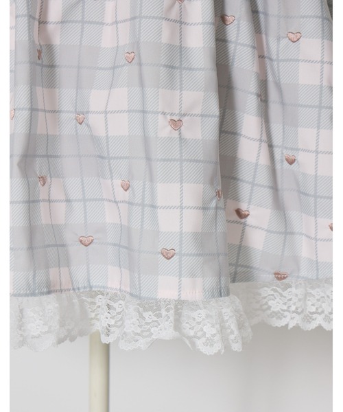 mellfy memory(メルフィーメモリー)の「Sweet heart love check onepiece(ワンピース・レディース・ベージュ/ピンク・S/M)」の10枚目の写真