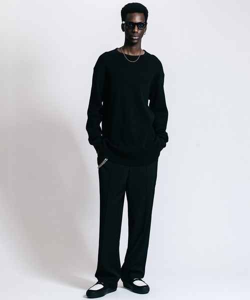 CRIMIE（クライミー）の「TAILORED SUMMER NIGHT TRACK TROUSERS _ ALL SEASON EASY CARE（スラックス・メンズ・グリーン/ブラック・M/L/XXL/XL/S）」の16枚目の写真