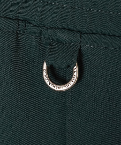 CRIMIE（クライミー）の「TAILORED SUMMER NIGHT TRACK TROUSERS _ ALL SEASON EASY CARE（スラックス・メンズ・グリーン/ブラック・M/L/XXL/XL/S）」の5枚目の写真