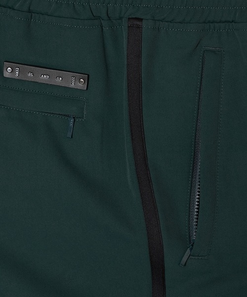CRIMIE（クライミー）の「TAILORED SUMMER NIGHT TRACK TROUSERS _ ALL SEASON EASY CARE（スラックス・メンズ・グリーン/ブラック・M/L/XXL/XL/S）」の6枚目の写真