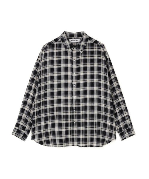 WHITELAND(ホワイトランド)の「WHITELAND/ホワイトランド/CHIFFON CHECK SHIRTS(シャツ/ブラウス・メンズ・ブラック・F)」の3枚目の写真