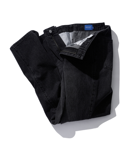 DECET（デケト）の「Officer Straight Jeans DCPT068Black（デニムパンツ・メンズ・その他・30/32/34/26/28）」の2枚目の写真