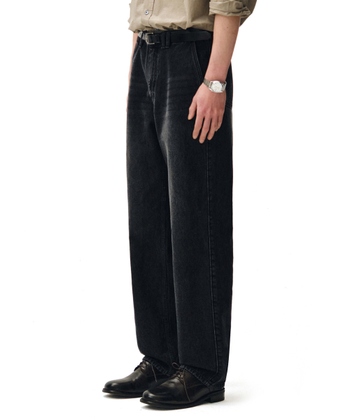 DECET（デケト）の「Officer Straight Jeans DCPT068Black（デニムパンツ・メンズ・その他・30/32/34/26/28）」の6枚目の写真