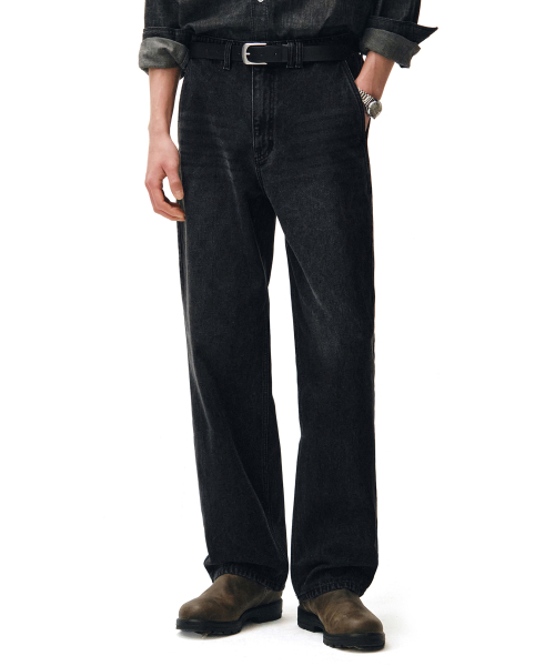 DECET（デケト）の「Officer Straight Jeans DCPT068Black（デニムパンツ・メンズ・その他・30/32/34/26/28）」の8枚目の写真