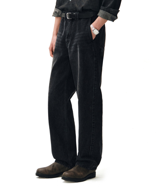 DECET（デケト）の「Officer Straight Jeans DCPT068Black（デニムパンツ・メンズ・その他・30/32/34/26/28）」の9枚目の写真