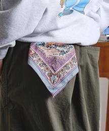 BINDU | (BINDU)Cotton Voile Wight Map Bandana(バンダナ/スカーフ)