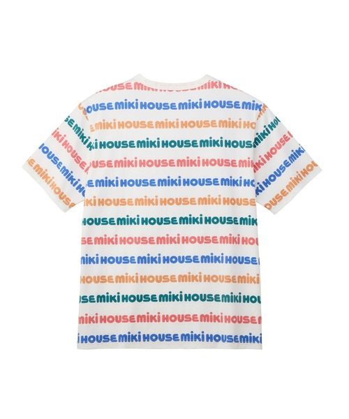 MIKI HOUSE(ミキハウス)の「【WEB限定】総柄ロゴ半袖Tシャツ(大人用)(Tシャツ/カットソー・レディース・マルチ/ブラック・L(175-185cm)/M(165-175cm)/S(155-165cm))」の14枚目の写真