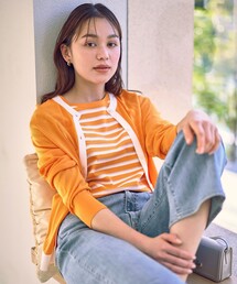 ANY（エニィ）の「ツインニットセット（ノースリーブニット＋カーディガン）（アンサンブル）」