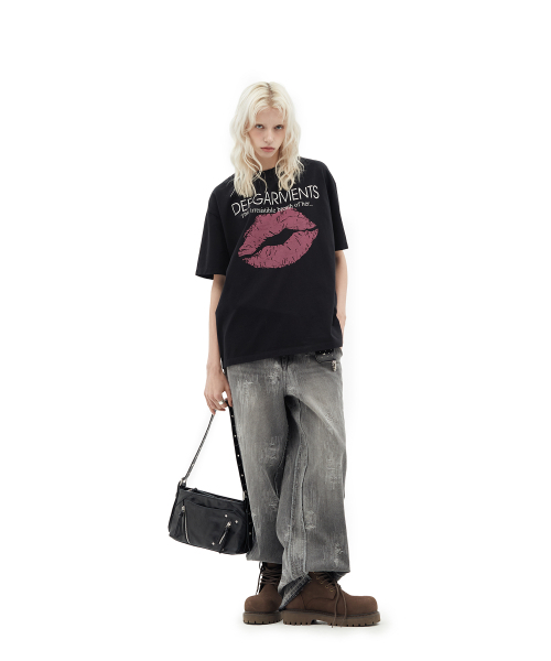 DEFGARMENTS（デフグラメンツ）の「EYELET SHOULDER BAG [BLACK]（ショルダーバッグ・レディース・その他・F）」の5枚目の写真