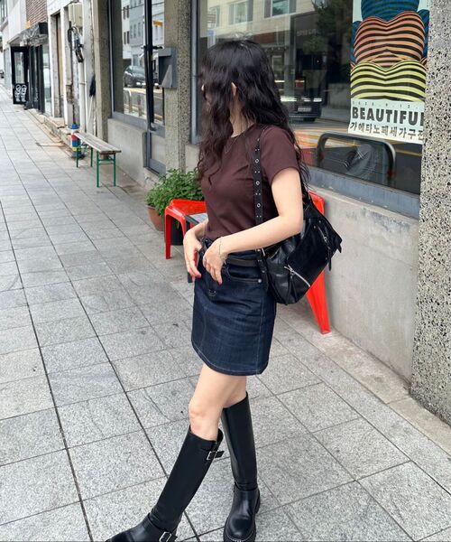 DEFGARMENTS（デフグラメンツ）の「EYELET SHOULDER BAG [BLACK]（ショルダーバッグ・レディース・その他・F）」の10枚目の写真