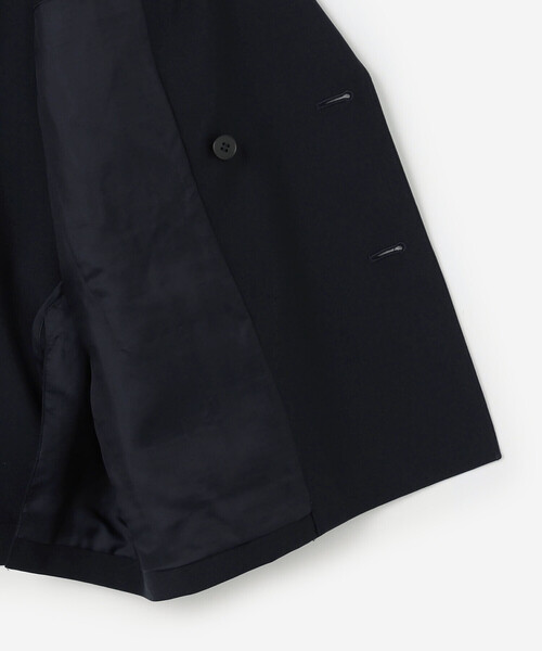 GYMPHLEX(ジムフレックス)の「Gymphlex | ダブルブレストジャケット WOMEN(テーラードジャケット・レディース・ダークネイビー・12/14)」の6枚目の写真