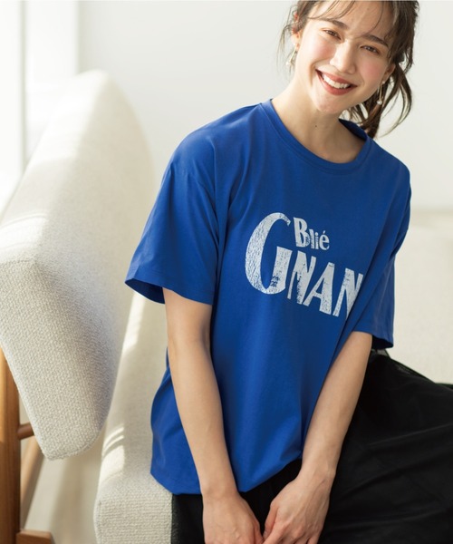 SHOO・LA・RUE（シューラルー）の「カジュアルプリントTシャツ（Tシャツ/カットソー・レディース・チャコール/ワイン系1/ホワイト/ブルー系その他2/ブラウン系その他・03/02）」の16枚目の写真