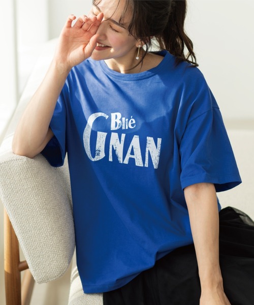 SHOO・LA・RUE（シューラルー）の「カジュアルプリントTシャツ（Tシャツ/カットソー・レディース・チャコール/ワイン系1/ホワイト/ブルー系その他2/ブラウン系その他・03/02）」の17枚目の写真