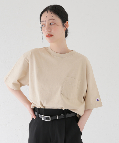 チャン様 確認用 CHAMPION / チャンピオン 417別注 Bleach Wash Pocket Tシャツ（T