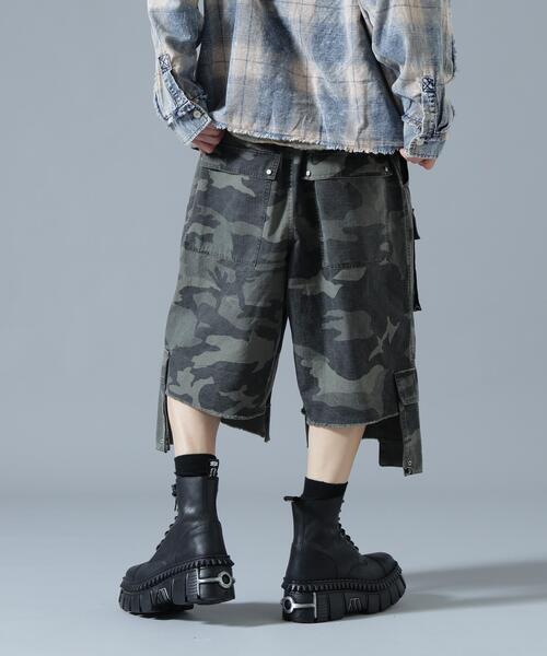 DANKE SCHON(ダンケシェーン)の「DankeSchon/ダンケシェーン/RIPSTOP W-CARGO SHORTS(カーゴパンツ・レディース・その他2/ブラック・L/M)」の13枚目の写真
