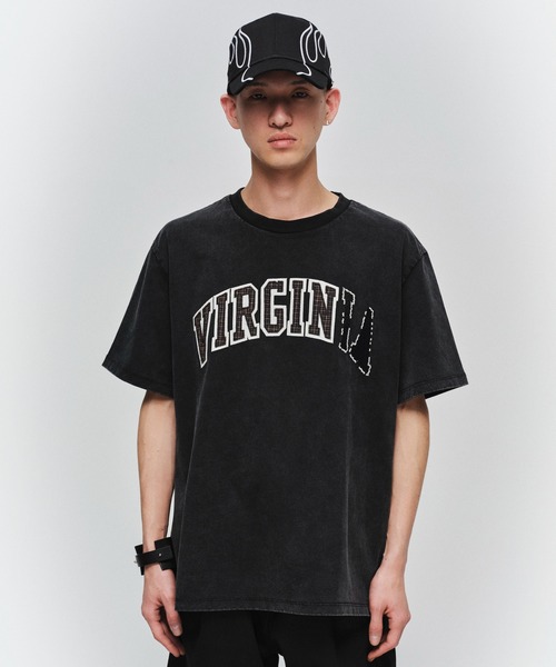 JIEDA(ジエダ)の「VIRGINIA S/S TEE(Tシャツ/カットソー・メンズ・ネイビー/ブラック・2/1)」の3枚目の写真