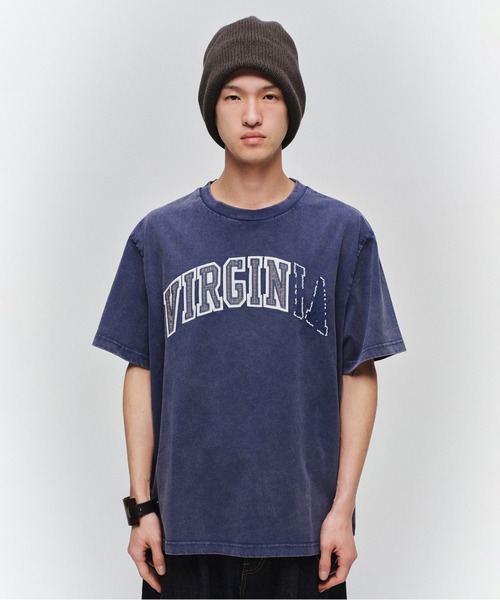 JIEDA(ジエダ)の「VIRGINIA S/S TEE(Tシャツ/カットソー・メンズ・ネイビー/ブラック・2/1)」の5枚目の写真