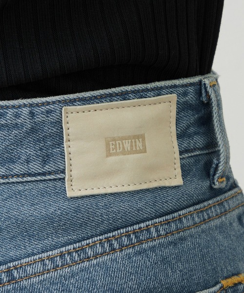 EDWIN(エドウィン)の「EDWIN エドウィン ルーズストレート デニムパンツ ジーンズ(デニムパンツ・レディース・ブラック系その他/インディゴブルー/ライトインディゴブルー・X-SMALL/SMALL/MEDIUM/LARGE)」の10枚目の写真