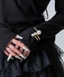 ANAP（アナップ）の「3連パール バングル（ブレスレット）」