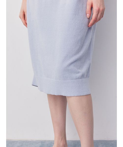 gelato pique（ジェラートピケ）の「ドッグジャガードワンピース（ルームワンピース・レディース・ブルー/ライトピンク/クリーム・F）」の10枚目の写真