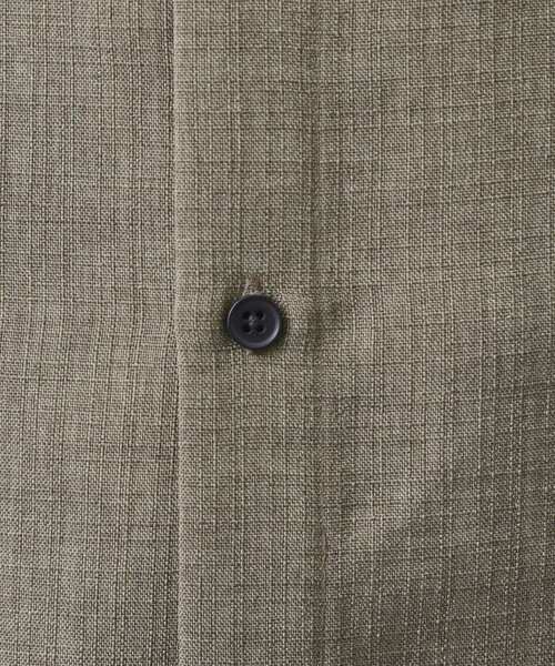 THE SHOP TK (ザ ショップ ティーケー )の「【LINO FINE】リネンライク 長袖シャツ UVカット イージーケア 吸水速乾 洗濯機OK(シャツ/ブラウス・メンズ・チャコールグレー/キャメル/ブルー系その他・02/03/04)」の11枚目の写真