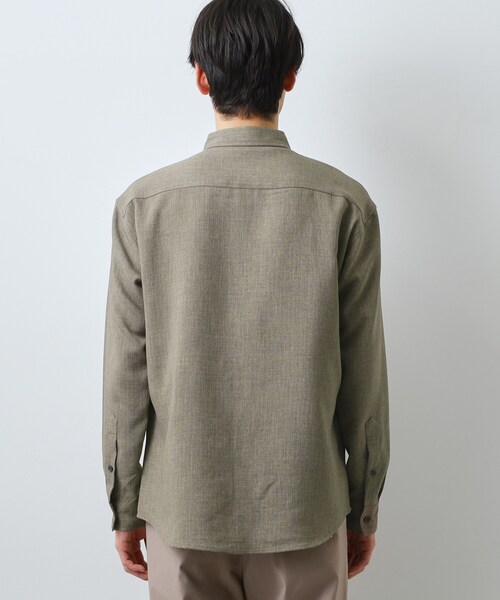 THE SHOP TK (ザ ショップ ティーケー )の「【LINO FINE】リネンライク 長袖シャツ UVカット イージーケア 吸水速乾 洗濯機OK(シャツ/ブラウス・メンズ・チャコールグレー/キャメル/ブルー系その他・02/03/04)」の18枚目の写真