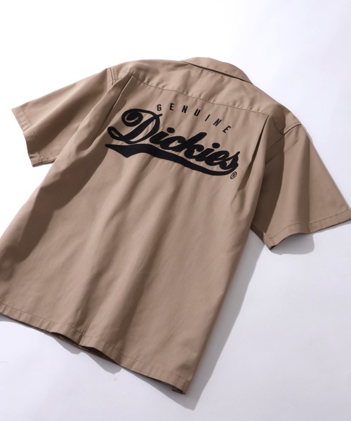 Dickies(ディッキーズ)の「【GENUINE DICKIES/ジェニュインディッキーズ】TCツイル バック刺繍 ワークシャツ(シャツ/ブラウス・メンズ・ベージュ・M)」の13枚目の写真