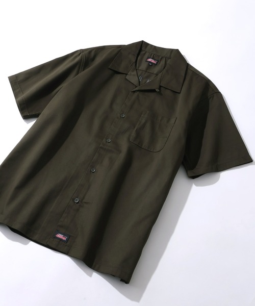 Dickies(ディッキーズ)の「【GENUINE DICKIES/ジェニュインディッキーズ】TCツイル バック刺繍 ワークシャツ(シャツ/ブラウス・メンズ・ベージュ・M)」の12枚目の写真