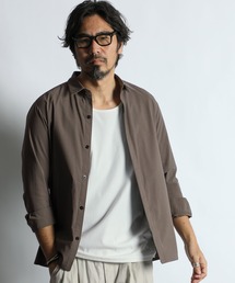 SUPER STRETCH FLY-FRONT SHIRT BLOUSON:セットアップ対応 フライフロント スーパーストレッチ シャツブルゾン
